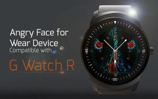 Angry Face for Wear Device ภาพหน้าจอ 3