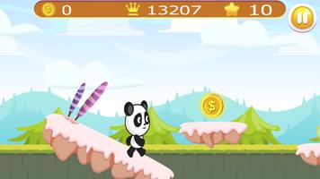 Panda Adventure in Candy world imagem de tela 1