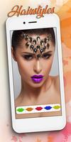 Woman Hairstyle Virtual Salon captura de pantalla 2