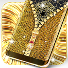 Gold lock screen icono