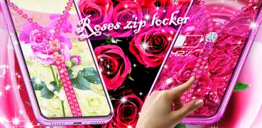Roses zip locker