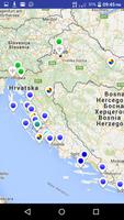 Croatia Ads Map Guide Cartaz