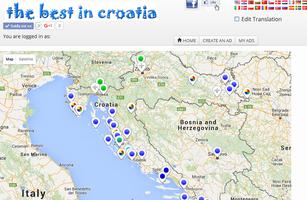 Croatia Ads Map Guide اسکرین شاٹ 3