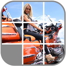 Hot Babes on Bikes Sliding Puzzle APK