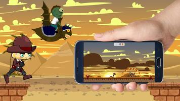 Amazing CowBoy Runner ภาพหน้าจอ 1