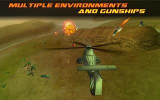 moderne kamphelikopter heli Plakat