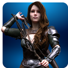 Archery Girl Animal Hunting 3D icône