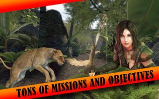 Archery Girl Animal Hunting 3D capture d'écran 2