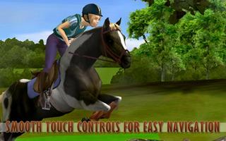 Farm Horse : Jungle racing poster