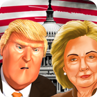 Trump Vs Hillary Free Fight 3D icône