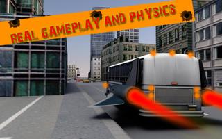Flying Bus Driver: 3D Simulator Affiche