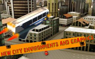 Flying Bus Driver: 3D Simulator capture d'écran 1