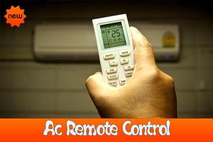 Air conditioner remote control poster