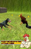 Farm Rooster Run: Endless run game Affiche