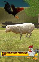 Farm Rooster Run: Endless run game capture d'écran 3