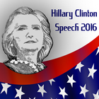 Hillary Clinton Speech 2016 icône