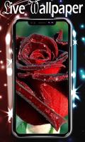 Magical Red Rose Live Wallpaper Rose wallpaper app capture d'écran 2