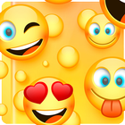 Emoji Lock Screen Smiley zipper icône