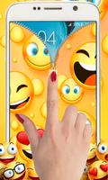 Emoji Lock Screen Smiley zipper syot layar 1