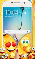 Emoji Lock Screen Smiley zipper syot layar 2