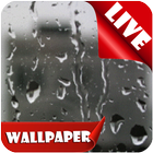 Raindrop Live Wallpaper Water drops 2018 HD icône