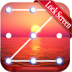 ”Sunset Os Pattern Passcode Lock Screen 2018