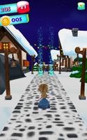 Winter Princess Runner - Frozen Town تصوير الشاشة 2