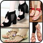 Girls Shoes Design - High Heel Sandal أيقونة