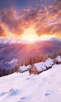 Winter Mountains wallpaper स्क्रीनशॉट 1