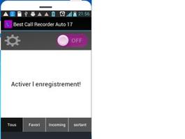 برنامه‌نما Best Call Recorder Auto 17 عکس از صفحه