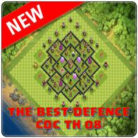 BEST BASE DEFENCE COC TH 8 পোস্টার