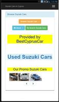 Used Suzuki Cars in Cyprus پوسٹر