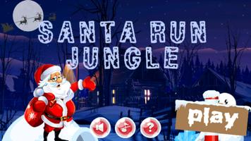 Santa Jungle Castle Run Jump Affiche