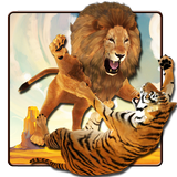Ultimate Lion Vs Tiger Wild Adventure Game icon