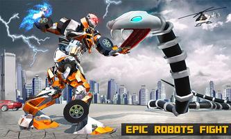 Robot Snake Anaconda City Robot Wars Transform poster