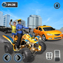 Taxi Cab ATV Quad Bike Limo City Taxi Driving Game APK