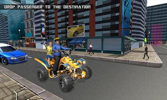 Taxi Cab ATV Quad Bike Limo City Taxi Driving Game poster