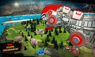 Underwater Robot Dino Transporter Submarine Game screenshot 2