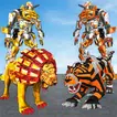 Lion Robot vs Robot Tiger Wars Transform