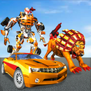 Ultimate Wild Lion Robot: Car Robot Transform Game APK