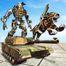 Furious Wild Tiger Robot Tank Robot Transform Game APK
