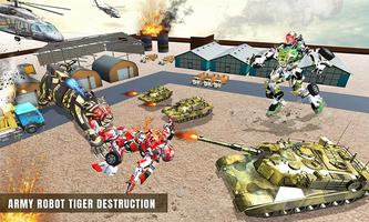 Furious Wild Tiger Robot Tank Robot Transform Game bài đăng