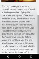 Best Guide for Lego Marvel capture d'écran 2