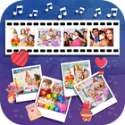 Birthday Video Maker with Music-icoon