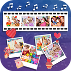 Birthday Video Maker with Music icon