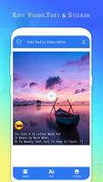 Add Text To Video - Write Text On Videos постер