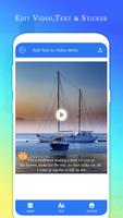 Add Text To Video - Write Text On Videos captura de pantalla 1