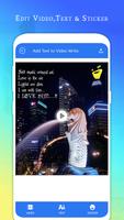 Add Text To Video - Write Text On Videos captura de pantalla 3