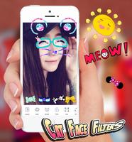 Cat Face Filter Effects Affiche