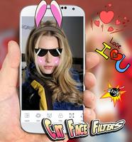 Cat Face Filter Effects تصوير الشاشة 1